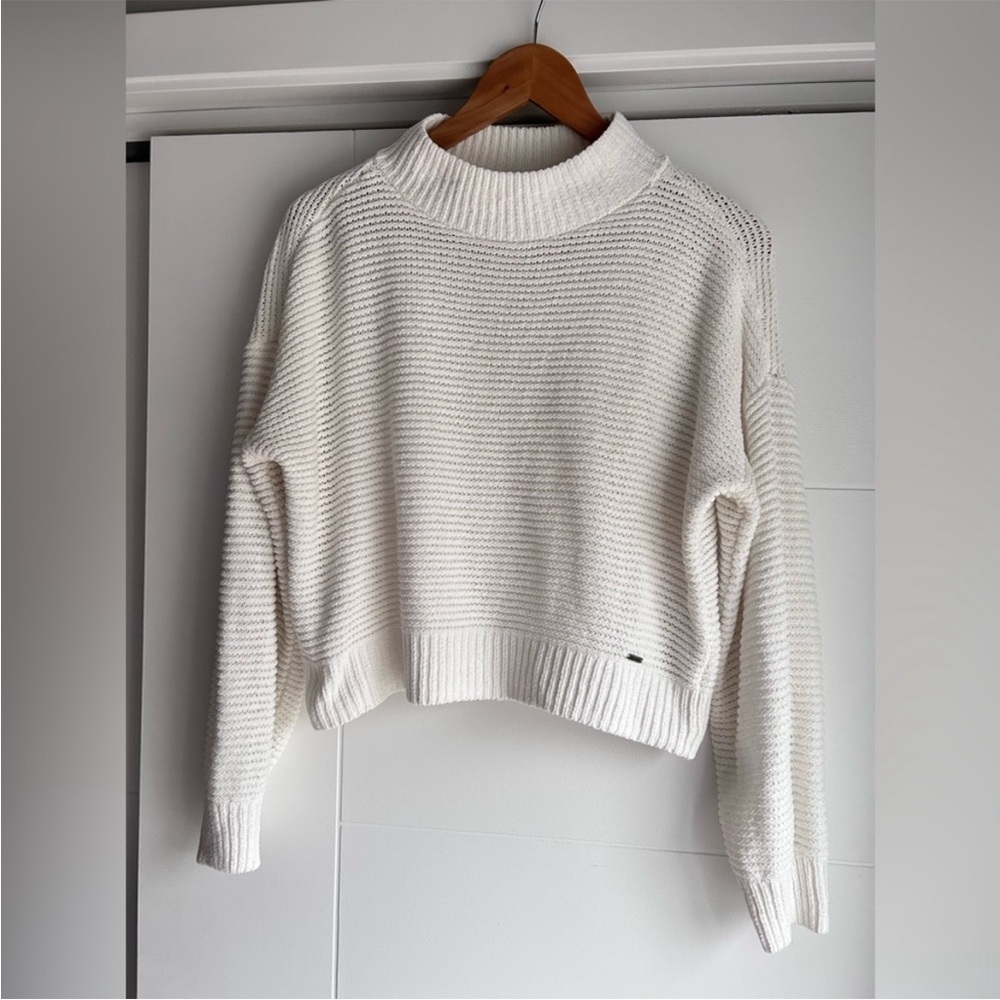 Hollister Cream Cowl Neck Sweater